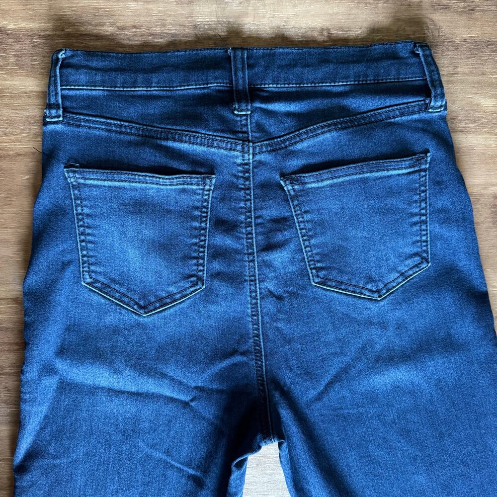 Fashion Nova Size 9 Button Fly Flare Jeans - Casual Western Festival - Picture 2 of 8